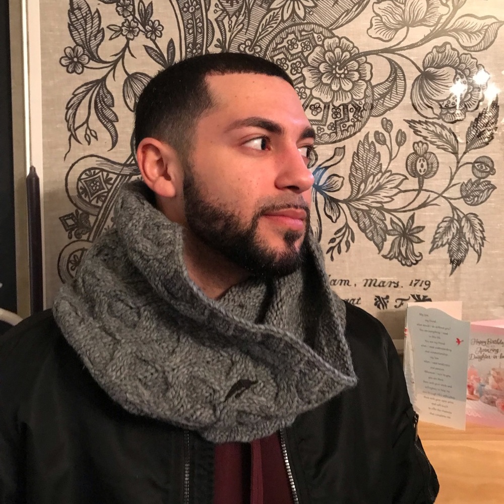 Men’s Knit NBA Cowl/Infinity Scarf